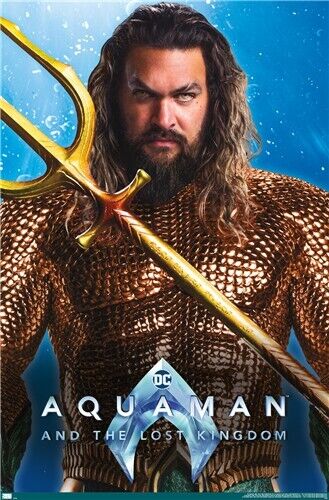 DC Comics Aquaman And The Lost Kingdom Jason Momoa Poster 22.375" x 34" NEW! Home & Garden:Home Décor:Posters & Prints Trends